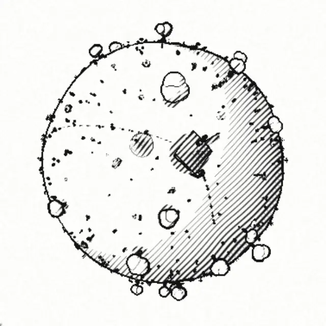 fig. 1, a small ink planet